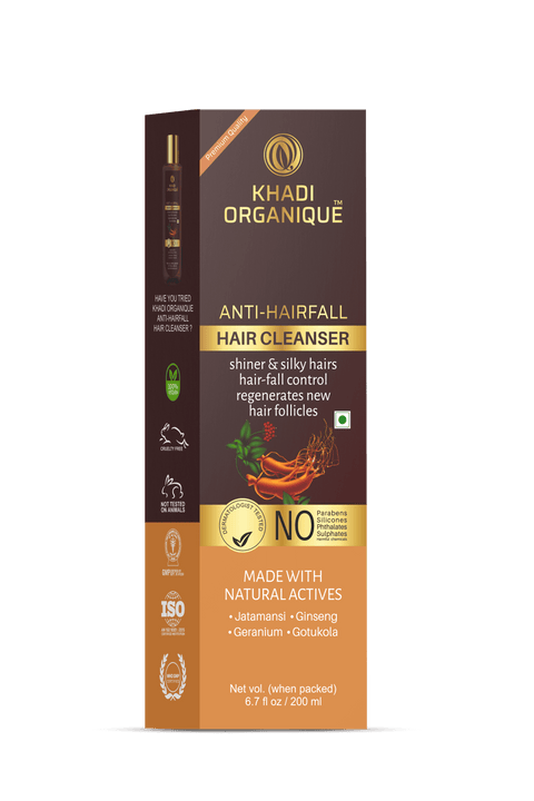 Khadi Organique Anti - Hair fall Hair Cleanser 200ml