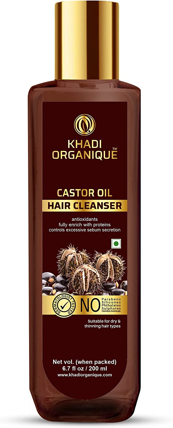 Khadi Organique Castor Oil Hair Cleanser 200ml