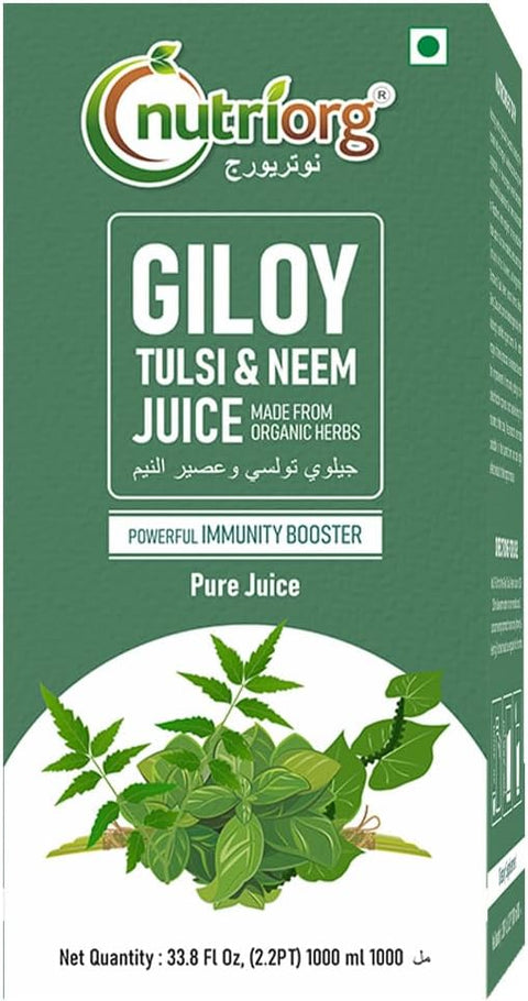 Nutriorg Giloy Tulsi & Neem Juice - 1000ml