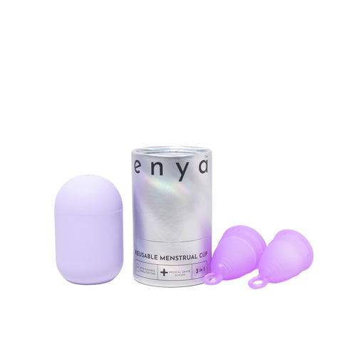 Enya Menstrual Cup (2 cups & Cleaning case set)