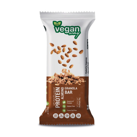 Vegan Way Protein Almond Granola Bar - 40g
