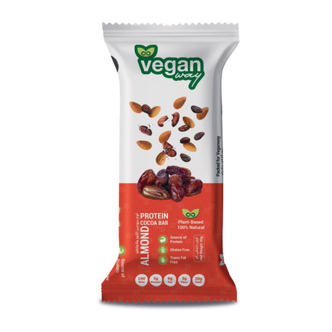 Vegan Way Almond Protein Cocoa Bar - 40g