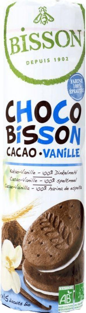 Bisson Choco Bisson Cocoa & Vanilla Spelt Biscuits 300g | Organic, No Palm Oil