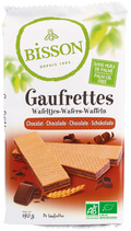 Bisson Gaufrettes chocolate organic , no plam oil wafers 190g pack