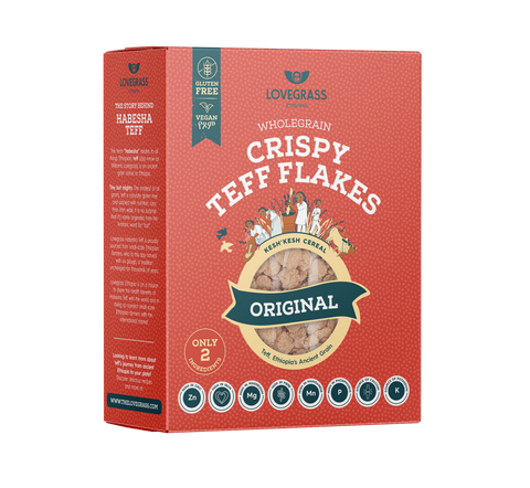 Lovegrass Ethiopia Crispy Teff Flakes Original 350g