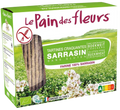 Le Pain des Fleurs Gluten Free Buckwheat Crispbread 150g, displaying the product and its gluten-free attribute.