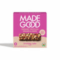 Made Good Organic Drizzled Granola Bars Birthday Cake flavor, box of 5 bars, nut and gluten free