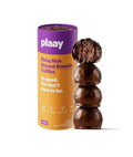 Plaay Richy Rich Almond Brownie Truffles, 4-pack, 60g tube - Biorganic Dubai