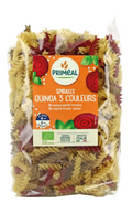 Primeal Organic 3 Colors Wheat Spirals & Quinoa pack,gluten-free, healthy tricolour pasta, 500g, Biorganic Dubai