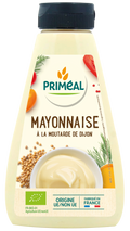 Primeal Organic Mayonnaise with Dijon Mustard bottle, healthy French condiment, 315g, Biorganic Dubai