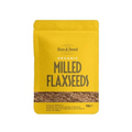 Sun & Seed Organic Milled Flax Seeds pouch, cold milled flaxseed, 250g pack