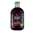 Bottle of Georgia's Natural Cranberry juice on a white background