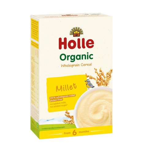 Holle Organic Wholegrain Cereal Millet 250g gluten-free organic baby cereal from 6 months