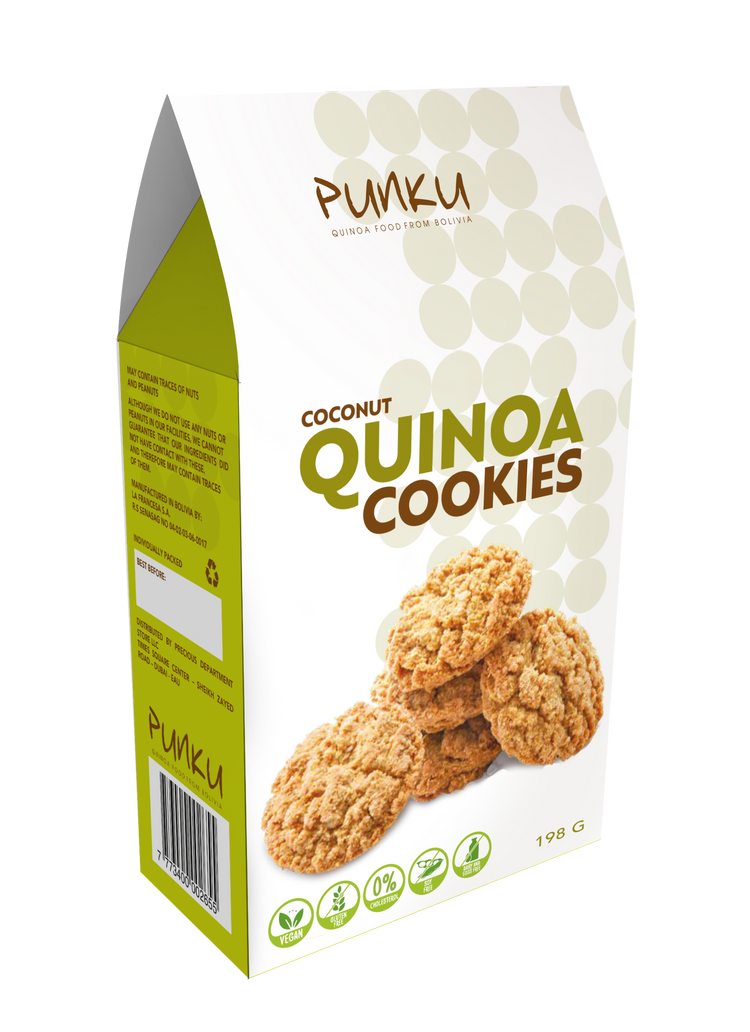 Punku Quinoa Coconut Cookie 198g (12 individuals)