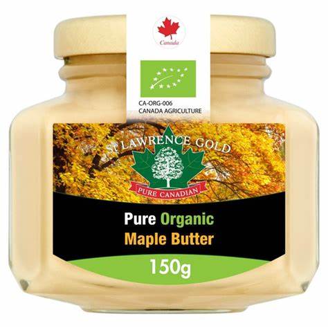 St. Lawrence Gold Pure Organic Maple Butter 150g