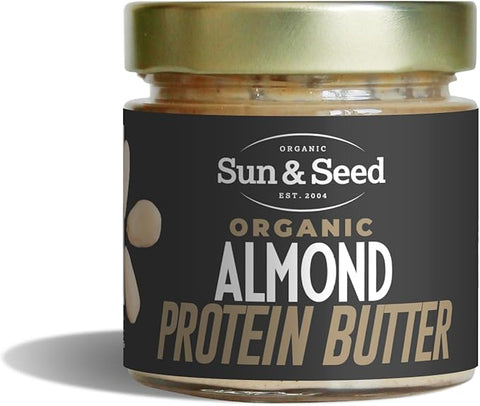 Sun & Seed Organic White Almond Protein Butter jar
