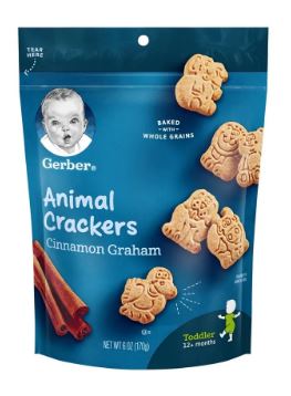 Gerber Animal Crackers Cinnamon Graham 170g