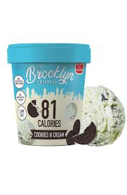 The Brooklyn Low Calorie Cookies & Cream Ice Cream 450ml