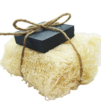 Ylabès Black Charcoal w/Loofah 100g