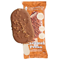 Light Whey Caramel Pecan Ice cream Bar 120ml