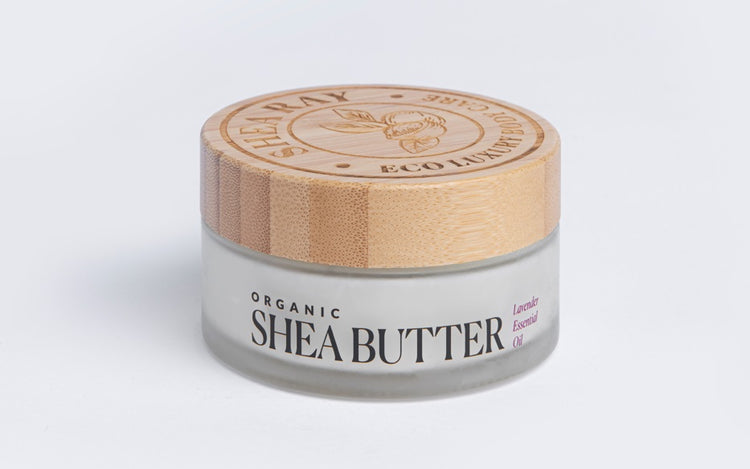 Shea Ray Organic Shea Butter with Lavender Essential Oil 100 ml