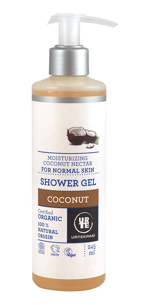 Urtekram Organic Shower Gel Coconut for Normal Skin 245ml