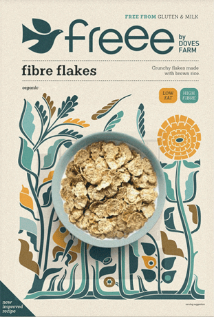 Doves Farm Organic Fibre Flakes 375g