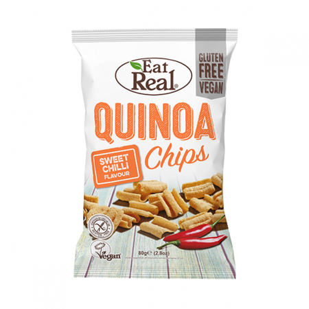 Eat Real Sweet Chilli Quinoa Chips 80g