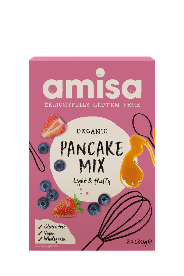 Amisa Organic Pancake Mix 2x180g