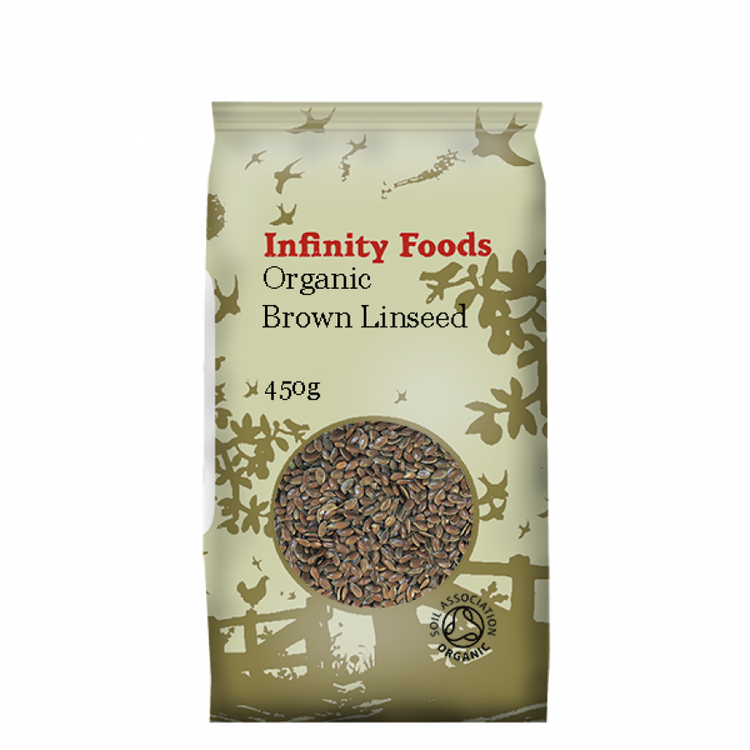 Infinity Foods Organic Brown Linseed 450g