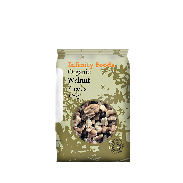 Infinity Foods Organic Walnut pieces 125g