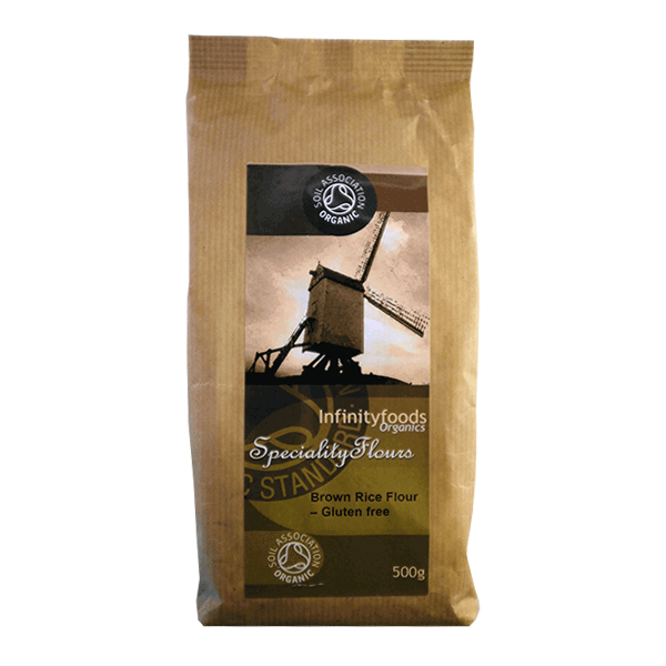 Infinity Foods Brown Rice Flour 500g, Gluten Free – Biorganic