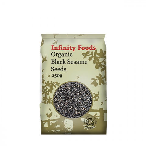 Infinity Foods Organic Black Sesame Seeds 250g