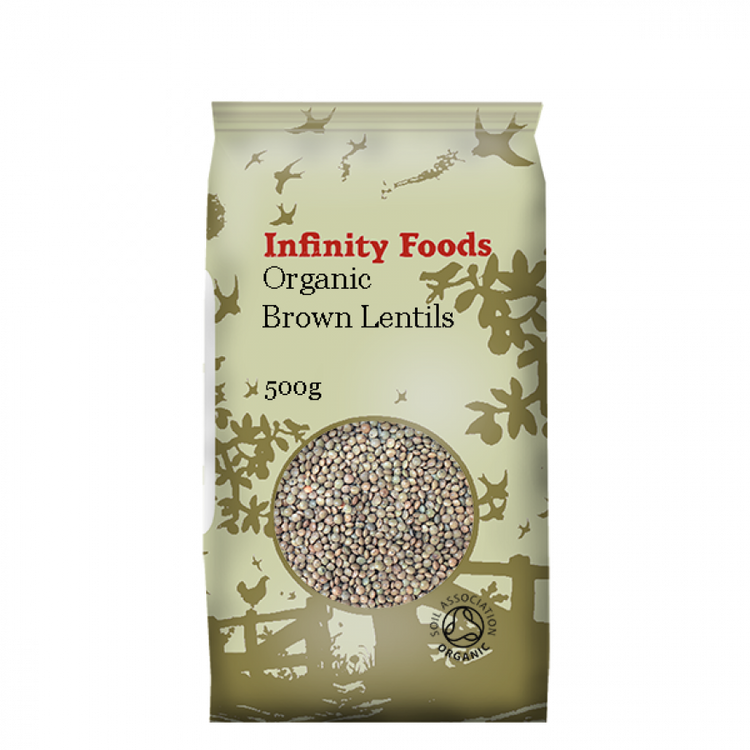 Infinity Foods Organic Brown Lentils 500g