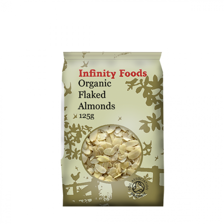 Infinity Organic Flaked Almonds 125g