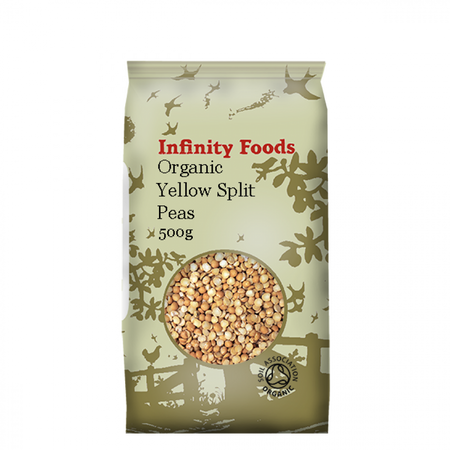 Infinity Foods Organic Yellow Split Peas 500g