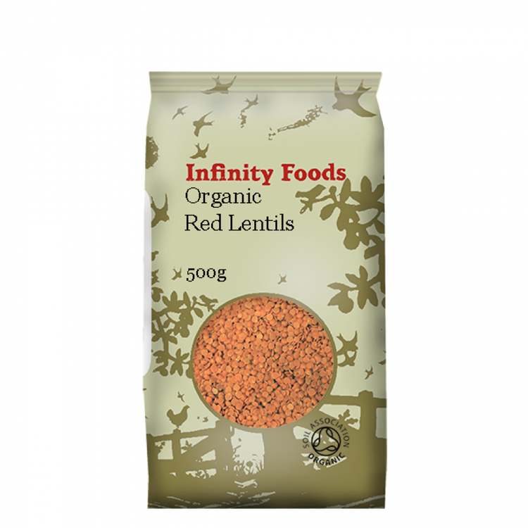 Infinity Foods Organic Red Lentils 500g