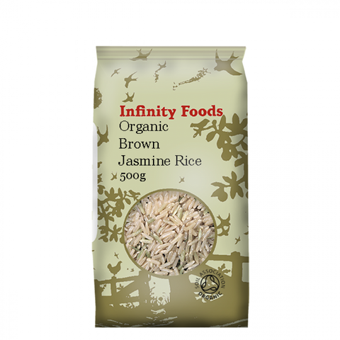 Infinity Foods Organic Brown Jasmine Rice 500g