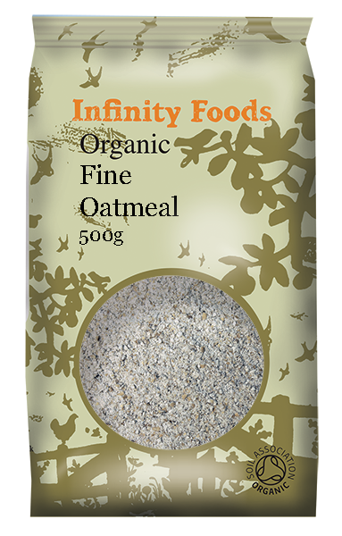 Infinity Foods Organic Fine Oatmeal 500g