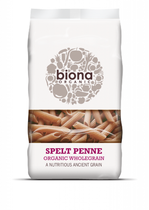 Biona Organic Spelt Penne Organic Wholegrain 500g