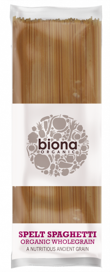 Biona Organic Spelt Spaghetti Organic Wholegrain 500g