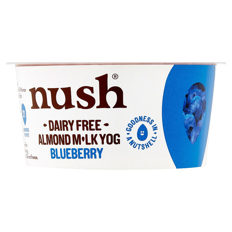Nush Dairy Free Almond Milk Yogurt Blueberry 120g