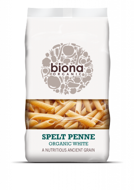 Biona Organic Spelt Penne Organic White 500g