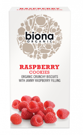 Biona Organic Raspberry-filled Cookies 175g