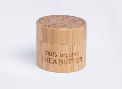 Shea Ray Organic Shea Butter Bamboo Jar 50ml 