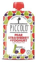 Piccolo Organic Pear, Strawberry & Yoghurt 100g