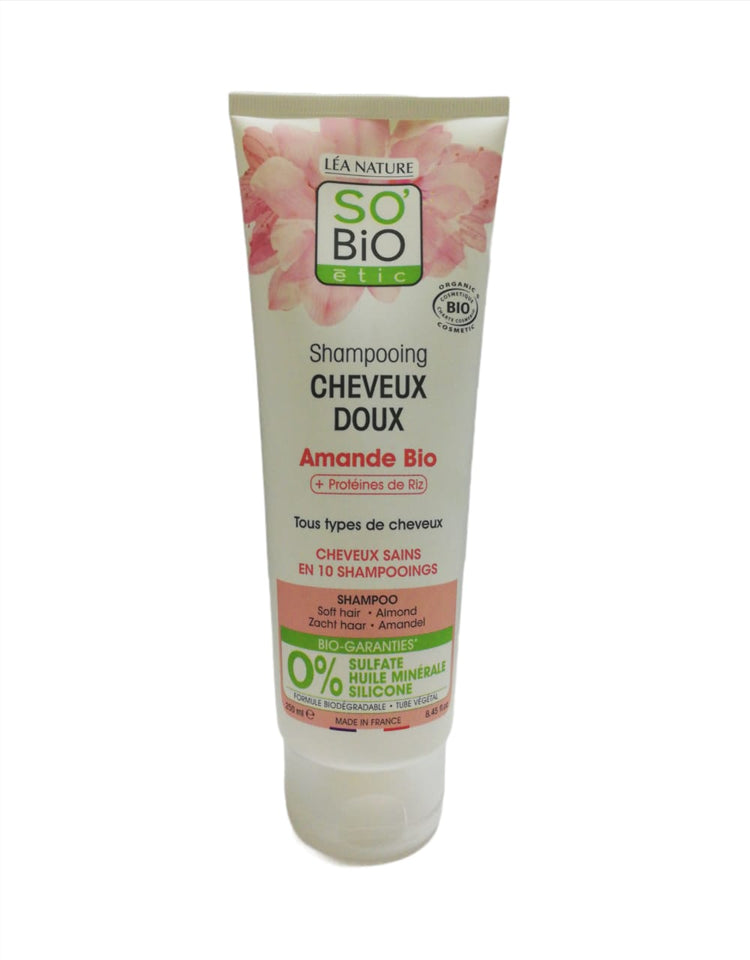 Sobio Soft Hair Almond Milk Shampoo 250ml