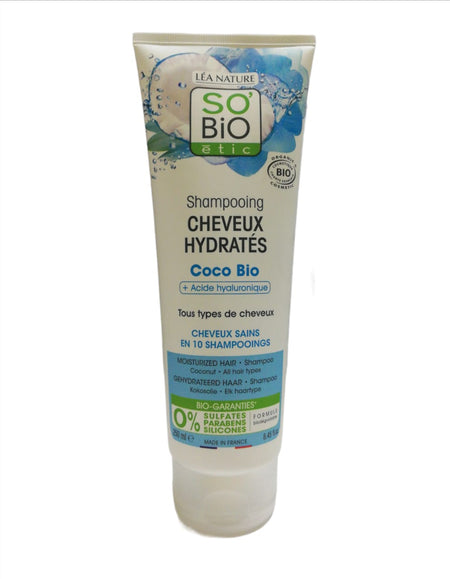 Sobio Hydrated Hair Coconut Shampoo 250ml