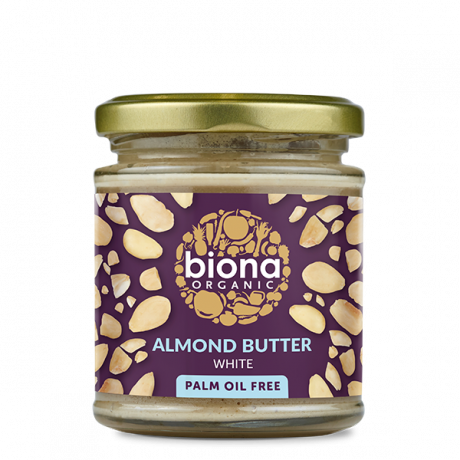 Biona Organic White Almond Butter Unroasted 170g