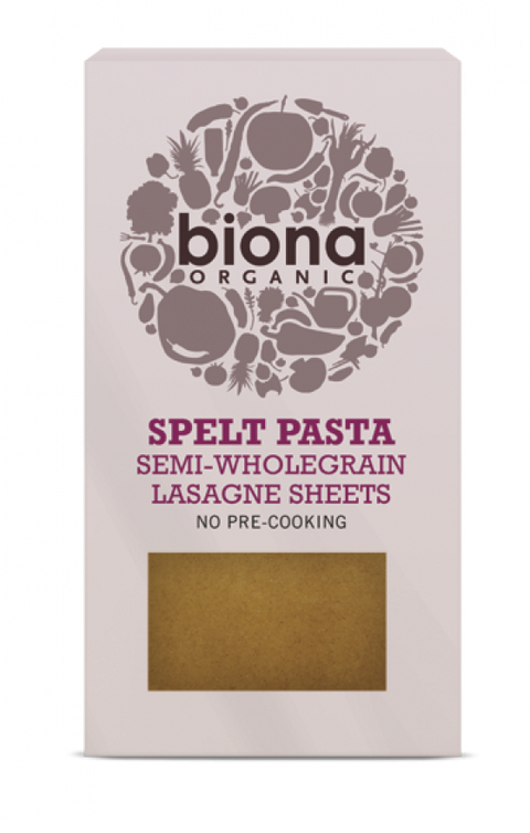 Biona Organic Semi-Wholegrain Lasagne Sheets 250g